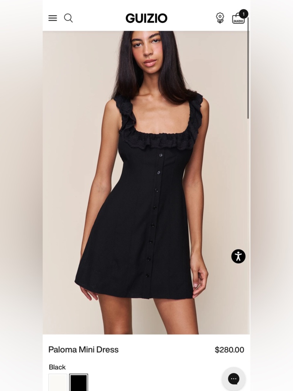 Paloma mini Dress - GUZIO - Picture 2 of 3